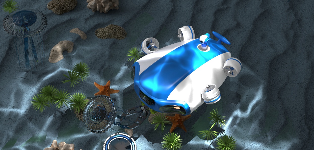 海洋牧场生物监管者水产养殖ROV设计