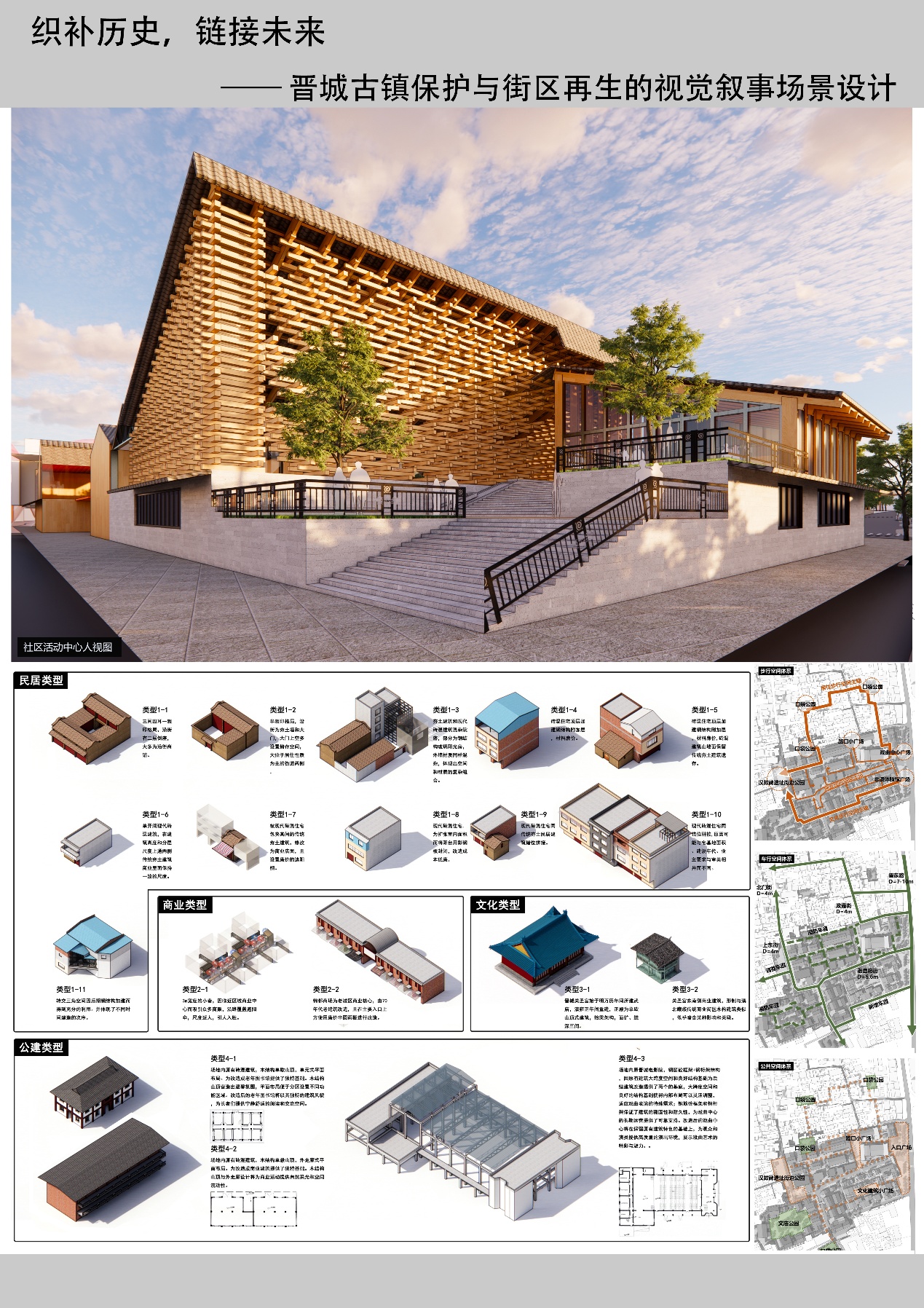 织补历史，链接未来——晋城古镇保护与街区再生的视觉叙事场景设计