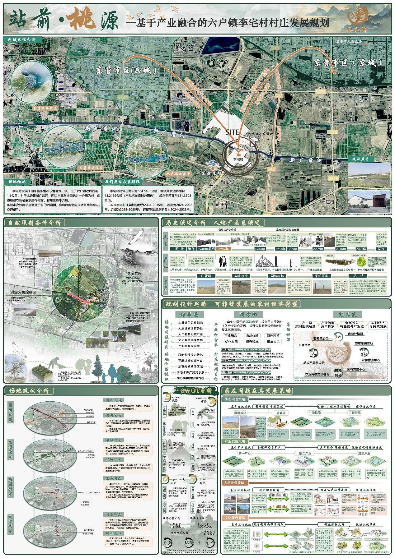 站前·桃源——基于产业融合的六户镇李宅村村庄规划项目
