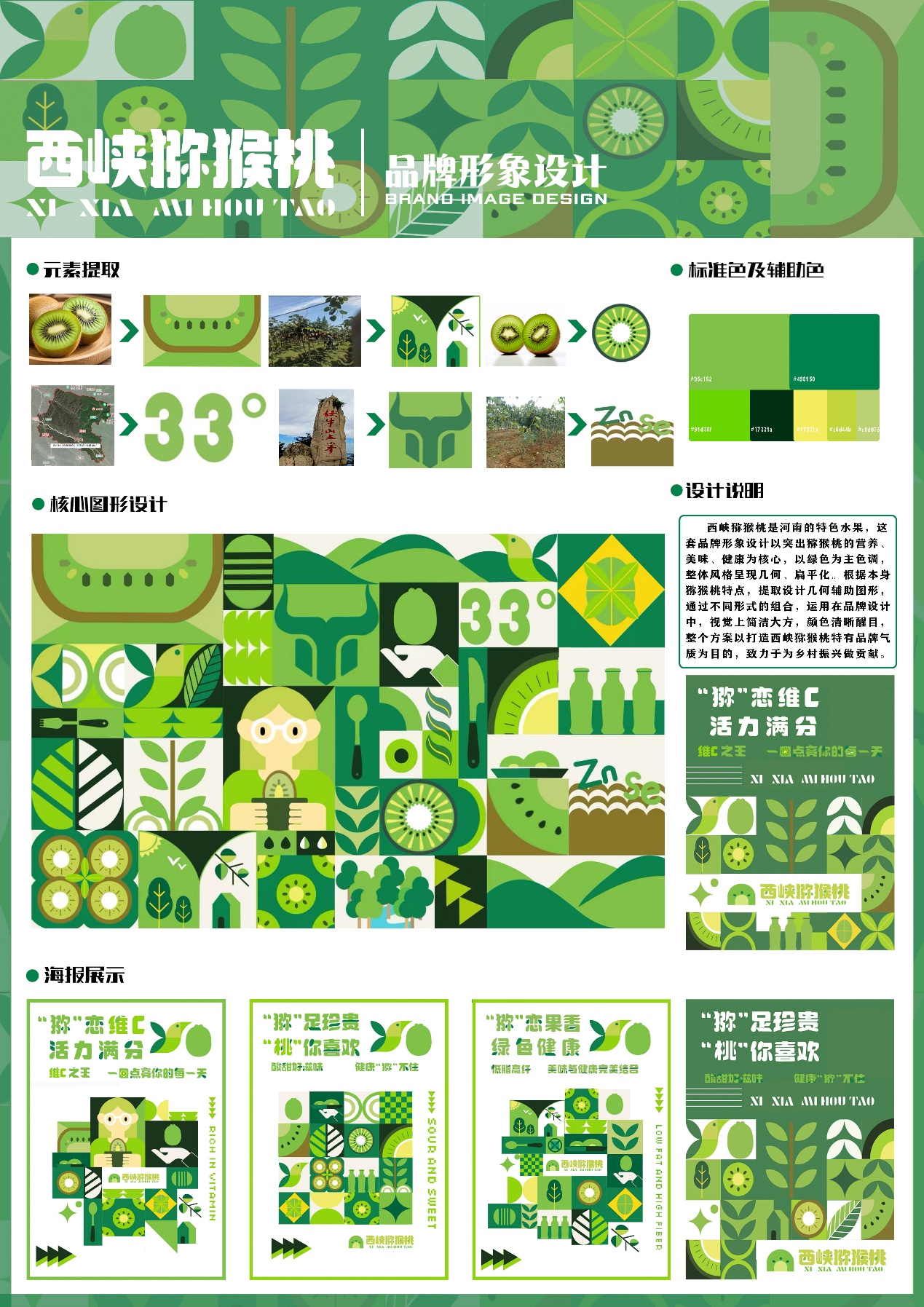 西峡猕猴桃品牌形象设计
