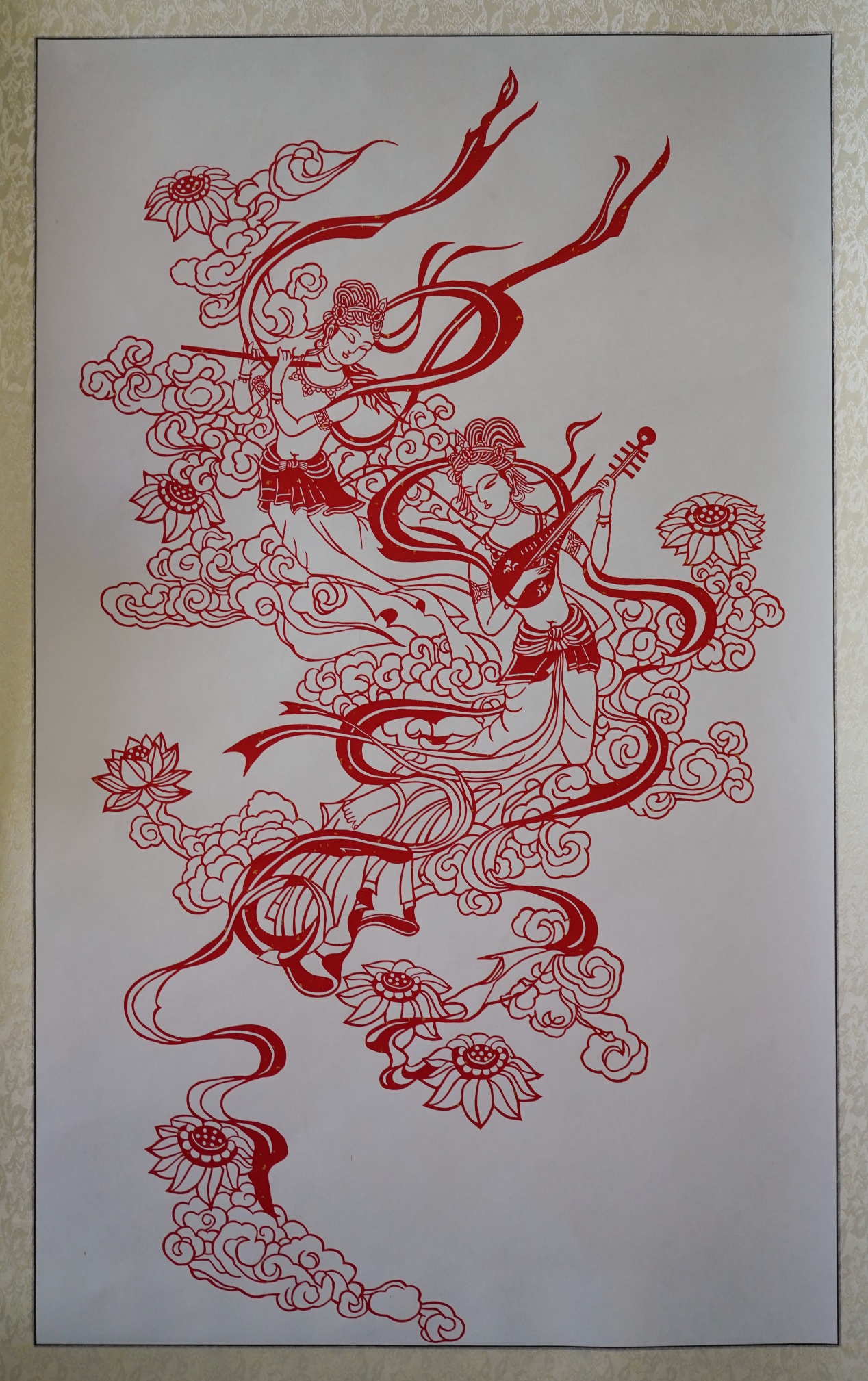 敦煌飞天·云莲伴乐