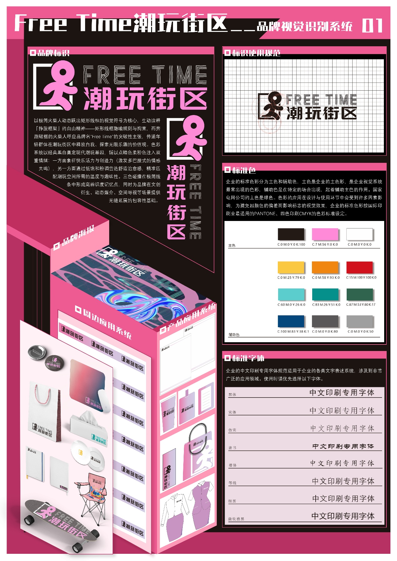 潮玩街区——品牌视觉识别系统